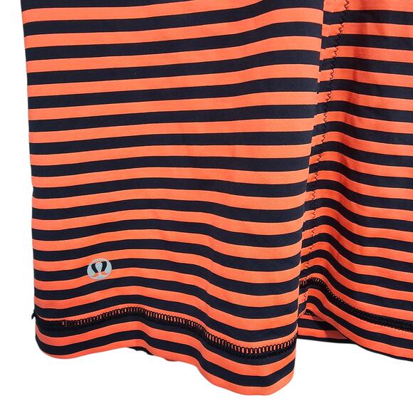 Lululemon Athletica Free To Be Classic Light Flare Inkwell Sea Stripe Tank Top 6 - Picture 5 of 9